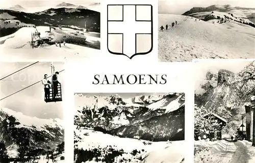 AK / Ansichtskarte Samoens Plateau des Saix Sport d hiver Alpes Samoens