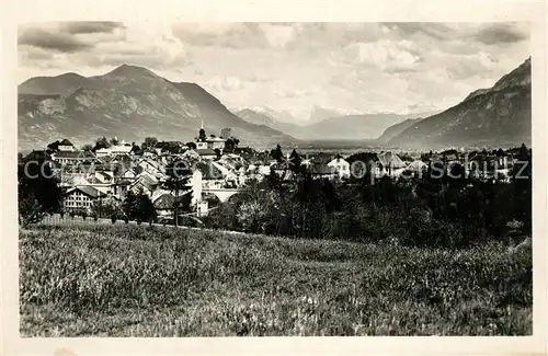 AK / Ansichtskarte La_Roche sur Foron Vue generale le Mole et la Chaine du Buet La_Roche sur Foron