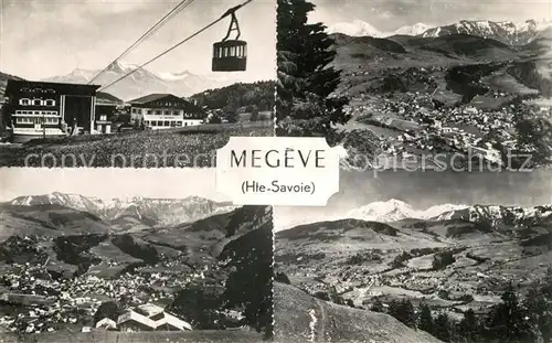 AK / Ansichtskarte Megeve Panorama Bergbahn Alpen Megeve