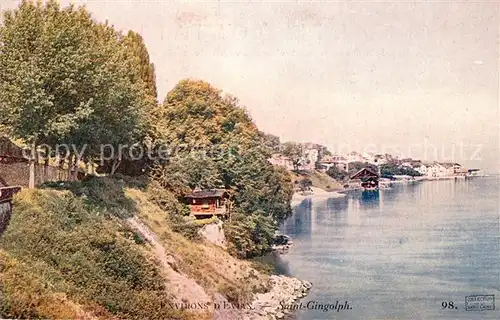 AK / Ansichtskarte Saint Gingolph_Haute_Savoie Panorama Lac Leman Genfersee Saint Gingolph_Haute