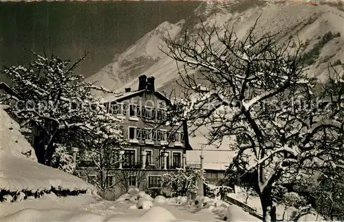 AK / Ansichtskarte Montmin Col de la Forclaz Grand Hotel Massif de la Tournette Alpes Francaises en hiver Montmin