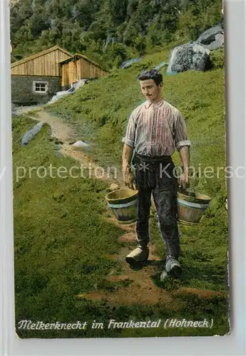 AK / Ansichtskarte Hohneck Melkerknecht Frankental Hohneck