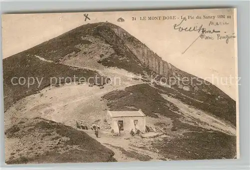 AK / Ansichtskarte Le_Mont Dore_Puy_de_Dome La Pc du Saney Le_Mont Dore_Puy_de_Dome