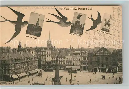AK / Ansichtskarte Lille_Nord Portez Lui Lille_Nord