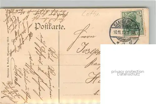 AK / Ansichtskarte Saargemuend Panorama Saar Saargemuend