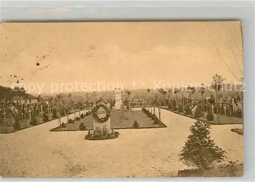 AK / Ansichtskarte Lens_Pas de Calais Korpsfriedhof  Lens_Pas de Calais