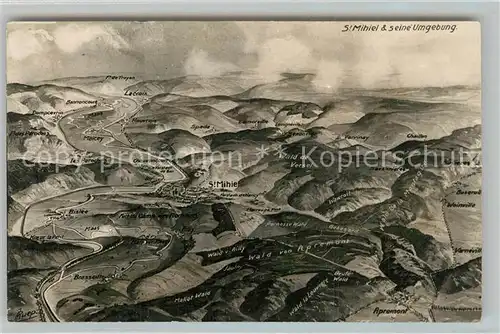 AK / Ansichtskarte Saint Mihiel Panoramakarte Saint Mihiel