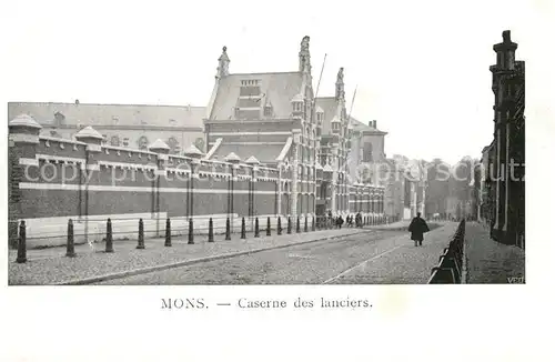 AK / Ansichtskarte Mons_Belgien Caserne des lanciers Mons Belgien
