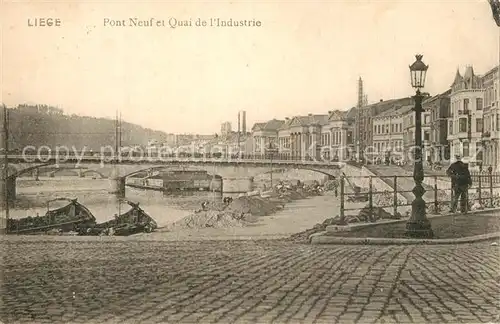 AK / Ansichtskarte Liege_Luettich Pont Neuf et Quai de l Industrie Liege Luettich