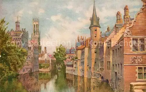 AK / Ansichtskarte Bruges_Flandre Quai du Rosaire  Bruges_Flandre