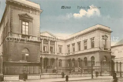 AK / Ansichtskarte Mons_Belgien Palais de Justice Mons Belgien