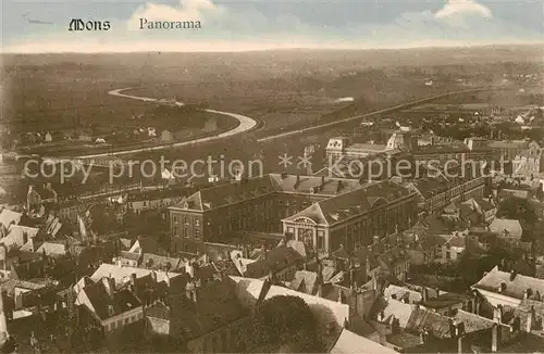 AK / Ansichtskarte Mons_Belgien Panorama Mons Belgien