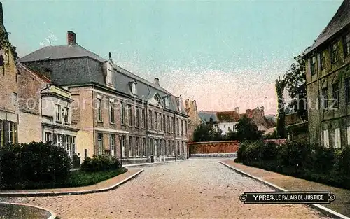 AK / Ansichtskarte Ypres_Ypern_West_Vlaanderen Le Palais de Justice Ypres_Ypern