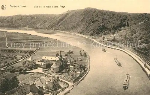 AK / Ansichtskarte Anseremme Vue de la Meuse vers Freyr Anseremme