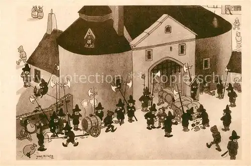 AK / Ansichtskarte Belgien The primitive gangsters in Old Belgium Karikatur Belgien