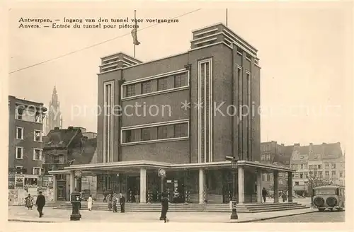 AK / Ansichtskarte Anvers_Antwerpen Entree du tunnel pour pietons Anvers Antwerpen