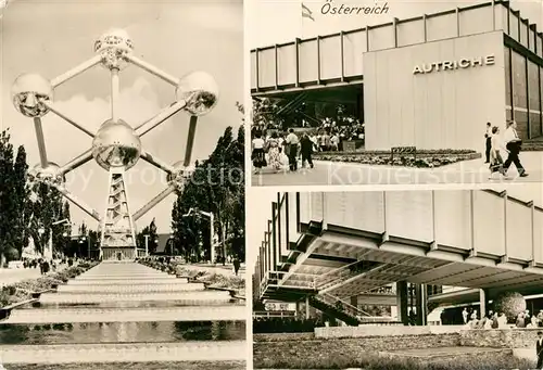 AK / Ansichtskarte Bruxelles_Bruessel Atomium Autriche Bruxelles_Bruessel