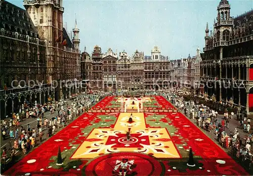 AK / Ansichtskarte Bruxelles_Bruessel Grand Place Tapis de Fleurs Bruxelles_Bruessel