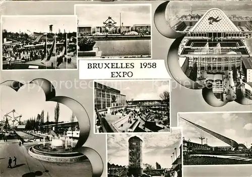 AK / Ansichtskarte Bruxelles_Bruessel EXPO 1958 Details Bruxelles_Bruessel