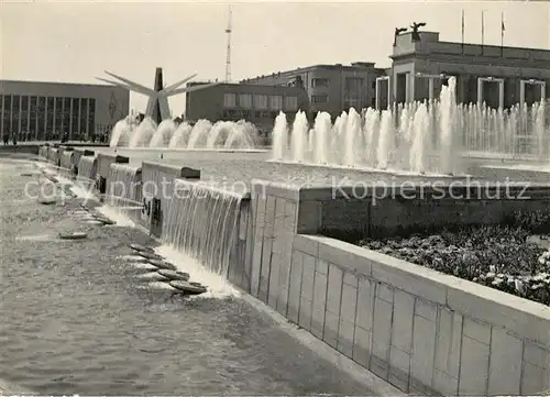 AK / Ansichtskarte Bruxelles_Bruessel EXPO 1958 Fontainen am Belgienplatz Bruxelles_Bruessel