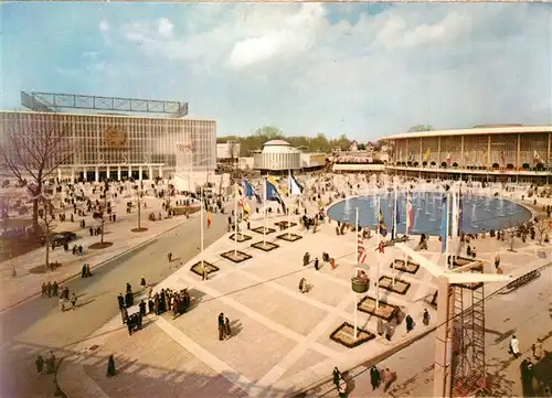 AK / Ansichtskarte Bruxelles_Bruessel EXPO 1958 Pavillons der USSR den Arabischen Laendern und der USA Bruxelles_Bruessel