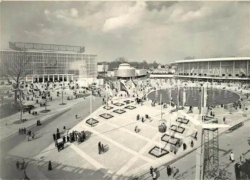 AK / Ansichtskarte Bruxelles_Bruessel EXPO 1958 Pavillons der USSR den Arabischen Laendern und der USA Bruxelles_Bruessel