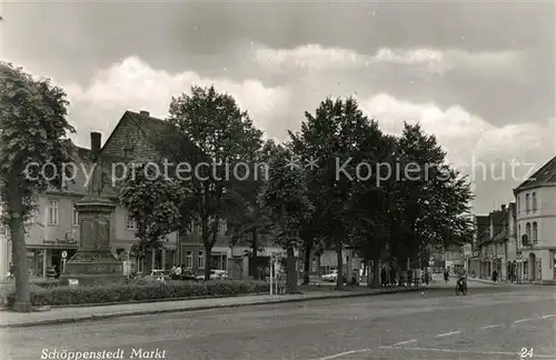 AK / Ansichtskarte Schoeppenstedt Markt Schoeppenstedt