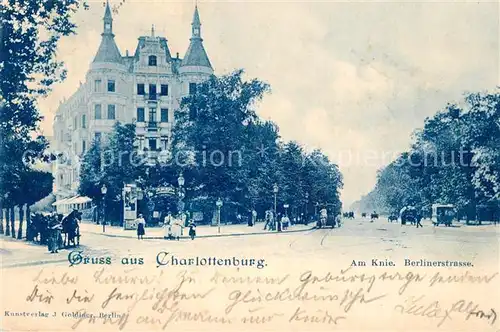 AK / Ansichtskarte Charlottenburg Am Knie Berlinerstrasse Charlottenburg