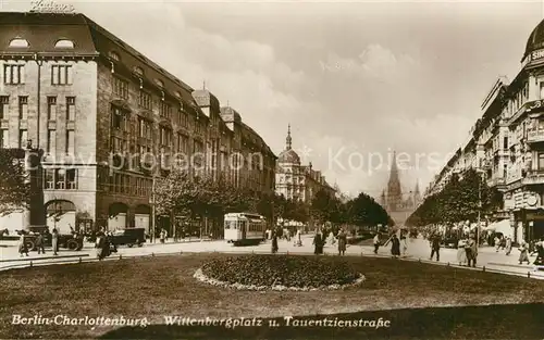 AK / Ansichtskarte Charlottenburg Wittenbergplatz Tauentzienstrasse Charlottenburg