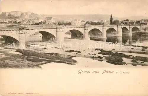 AK / Ansichtskarte Pirna Elbpartie Pirna