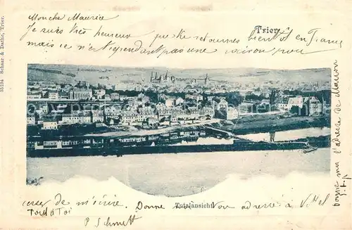 AK / Ansichtskarte Trier Fliegeraufnahme Trier