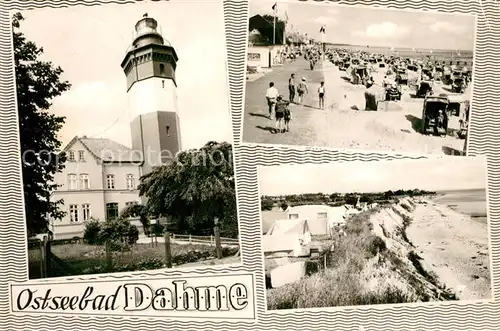 AK / Ansichtskarte Dahme_Ostseebad Strnad Leuchtturm Camping Dahme_Ostseebad