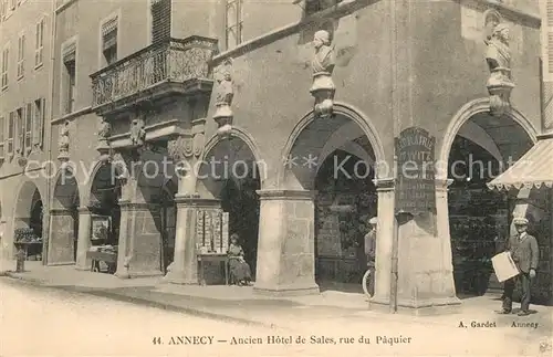 AK / Ansichtskarte Annecy_Haute Savoie Ancien Hotel de Sales Annecy Haute Savoie