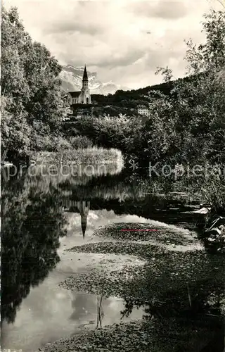 AK / Ansichtskarte Annecy_Haute Savoie Basilique de la Visitation et le Thiou Annecy Haute Savoie