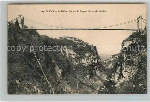 AK / Ansichtskarte Annecy_Haute Savoie Pont de la Caille Alpes Annecy Haute Savoie