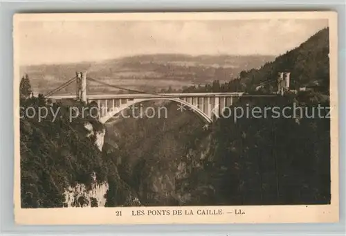 AK / Ansichtskarte Annecy_Haute Savoie Les Ponts de la Caille Alpes Annecy Haute Savoie