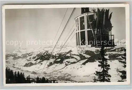 AK / Ansichtskarte Megeve Teleferique du Mont Arbois Sports d hiver Alpes Megeve