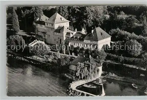 AK / Ansichtskarte Tourronde_Lugrin Chateau de la Duchesse de Vendome vue aerienne 