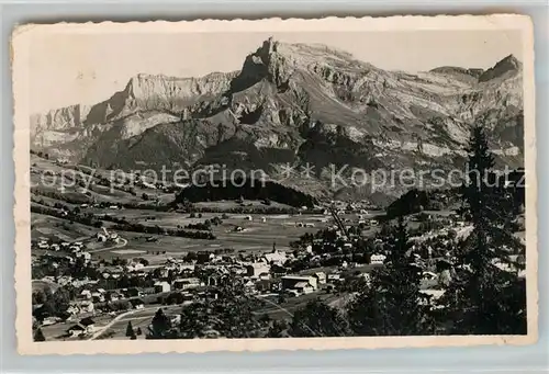 AK / Ansichtskarte Megeve Panorama Aiguille de Varan Alpes Megeve