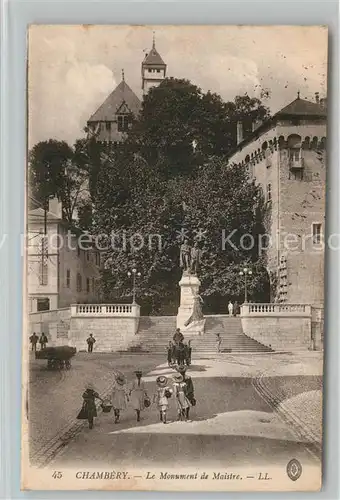 AK / Ansichtskarte Chambery_Savoie Monument de Maistre Chambery Savoie