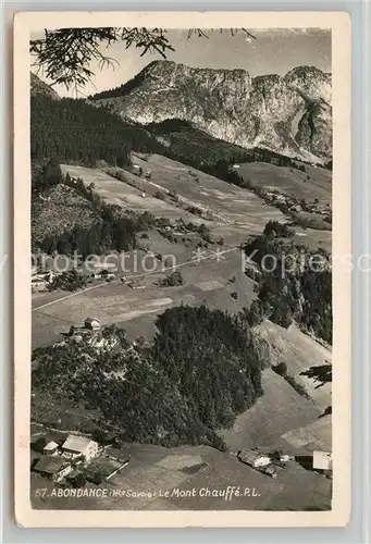 AK / Ansichtskarte Abondance Mont Chauffe vue aerienne Abondance