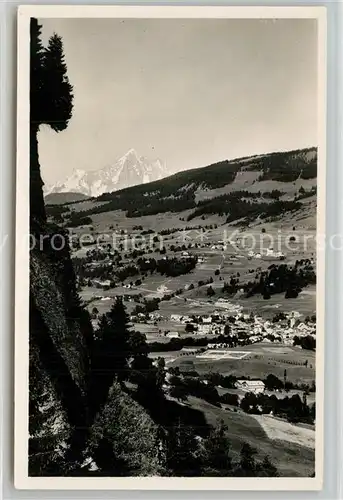 AK / Ansichtskarte Megeve Panorama Aiguille Verte Alpes Francaises Megeve