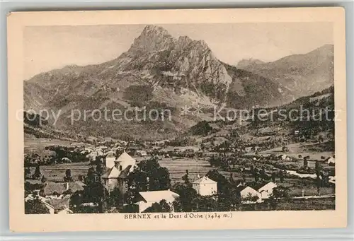 AK / Ansichtskarte Bernex_Haute Savoie Panorama et la Dent d Oche Alpes Bernex Haute Savoie