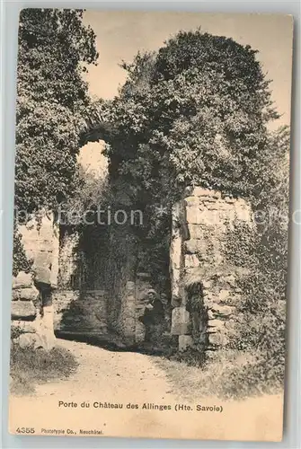 AK / Ansichtskarte Allinges Porte du Chateau Allinges