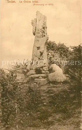 AK / Ansichtskarte Sedan_Ardennes Le Chene brise Sedan Ardennes