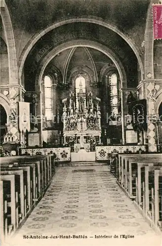 AK / Ansichtskarte Saint_Antoine_des_Hauts_Buttes Interieur de l Eglise Saint_Antoine