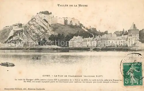 AK / Ansichtskarte Givet_Ardennes Le Fort de Charlemont Givet Ardennes
