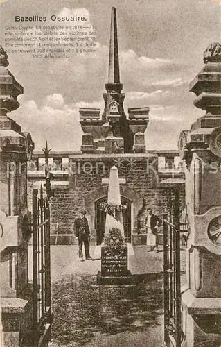 AK / Ansichtskarte Bazeilles Ossuaire Cetta Crypte  Bazeilles