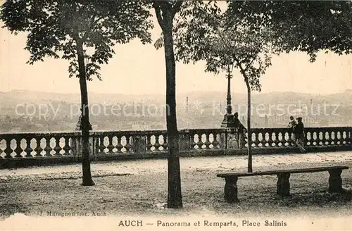 AK / Ansichtskarte Auch_Gers Panorama et Remparts Place Salinis Auch_Gers