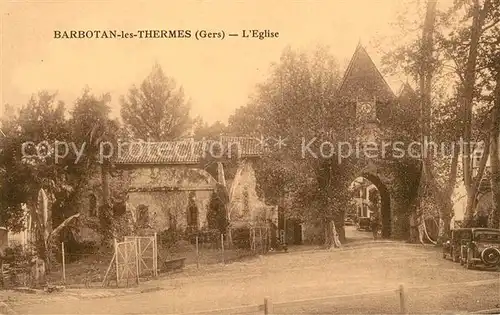 AK / Ansichtskarte Barbotan_les_Thermes Eglise Barbotan_les_Thermes